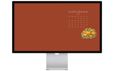 Darmowe tapety na pulpit z kalendarzem – październik 2026