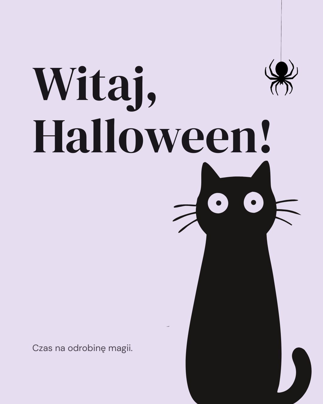 Witaj Halloween post na instagram